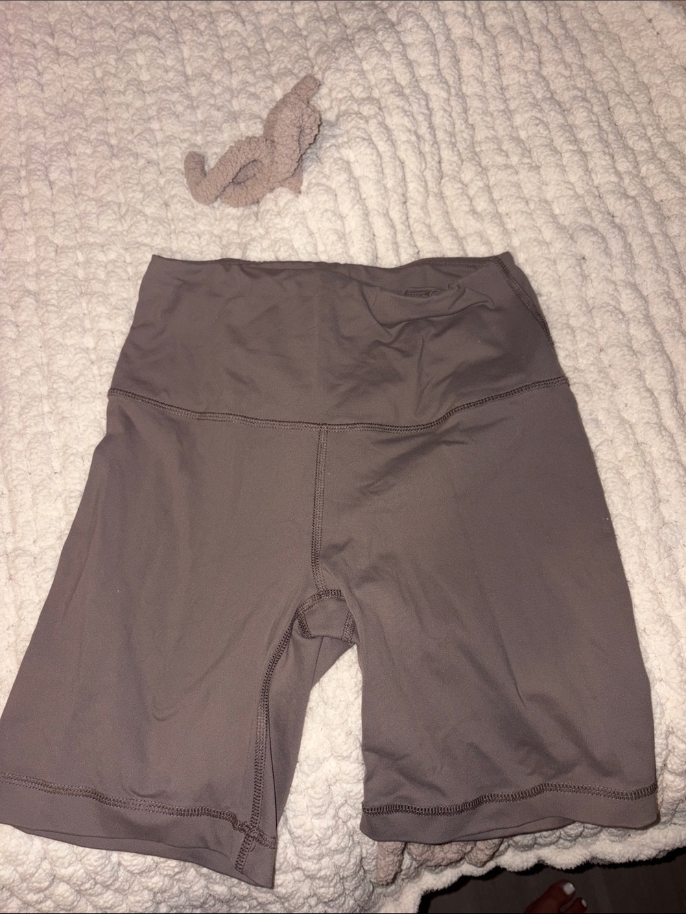 High-Rise Women’s Bike Shorts in Taupe